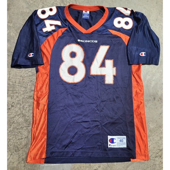 Champion Other - Vintage 90s Champion Denver Broncos Shannon Sharpe Jersey 84 NFL Size 40 Medium